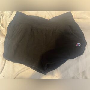 Soft black champion shorts